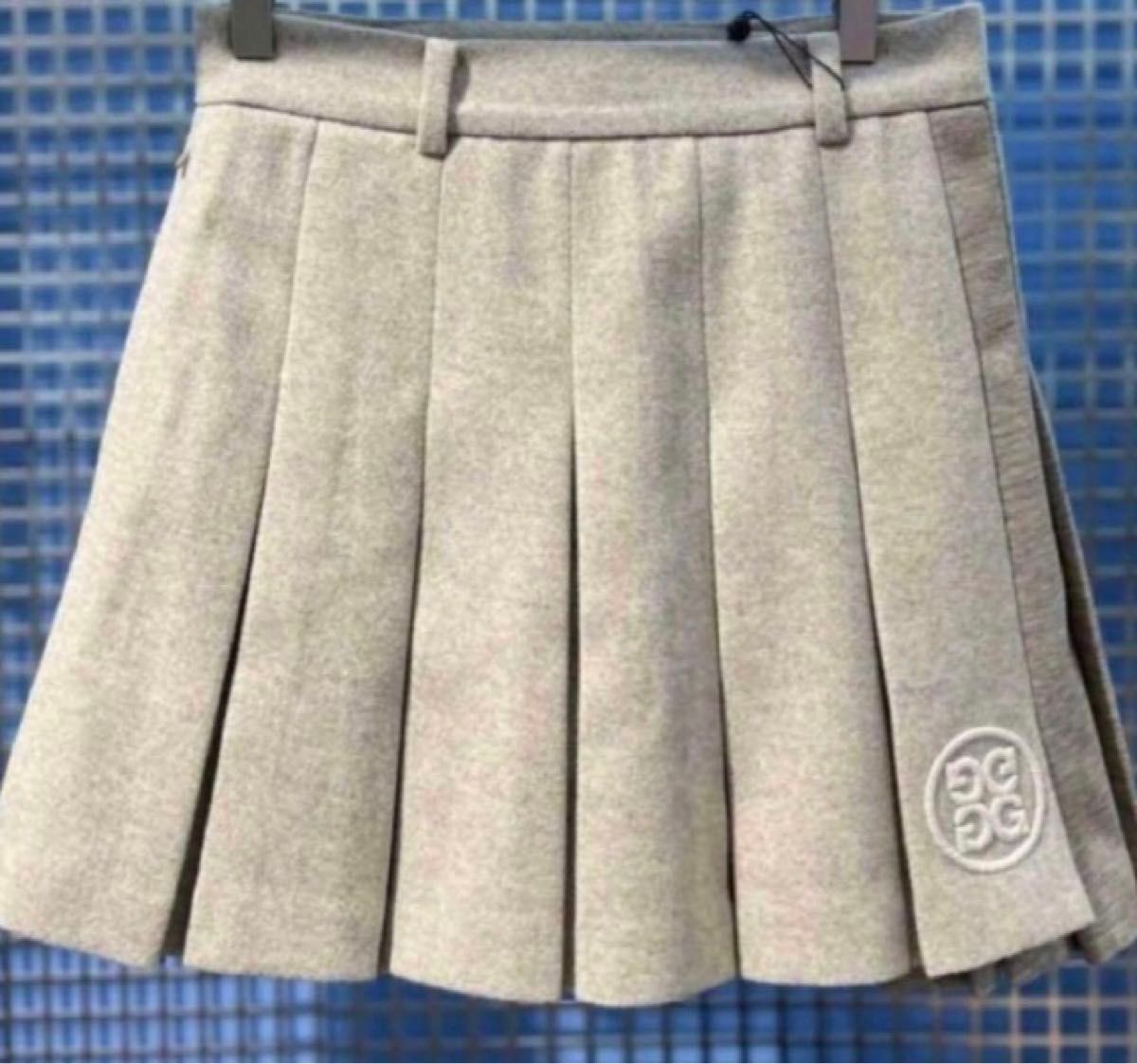 新品ジーフォアG/FORE ゴルフレディースセーター スカート 上下2点