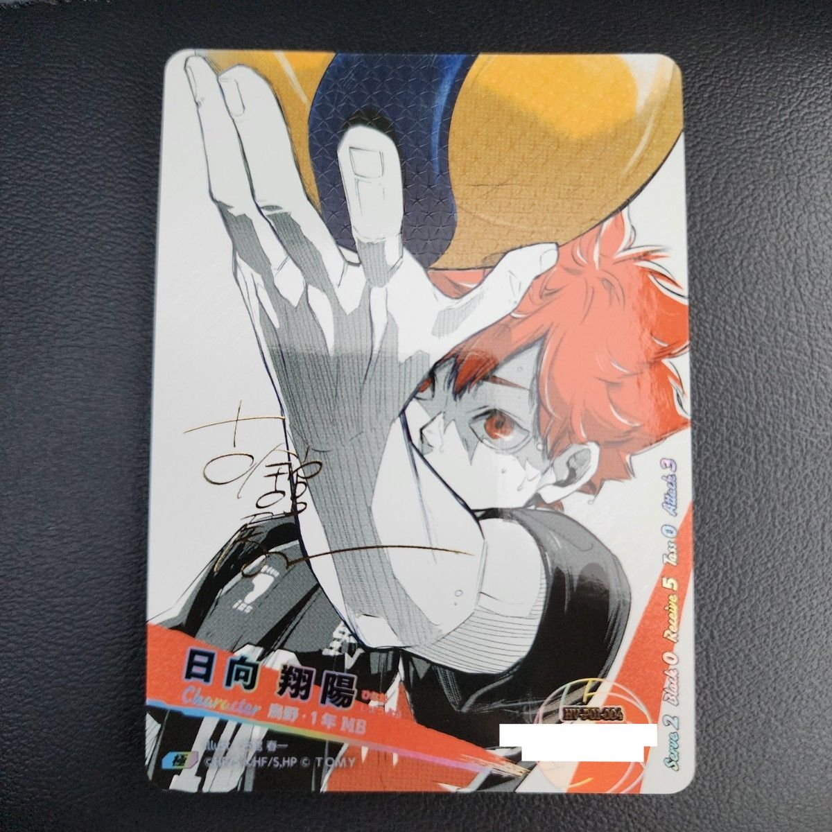 ハイキュー バボカ BREAK 日向翔陽 シリアルナンバー入 サイン 極