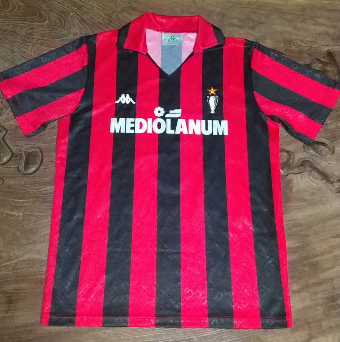 値下げ交渉 1988-89 復刻ユニフォーム ACミラン #9 Kappa/カッパ MADE