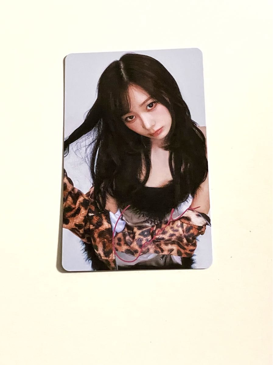 aespa エスパ ジゼル ランダムフォトカード 箔押 サイン スペシャル