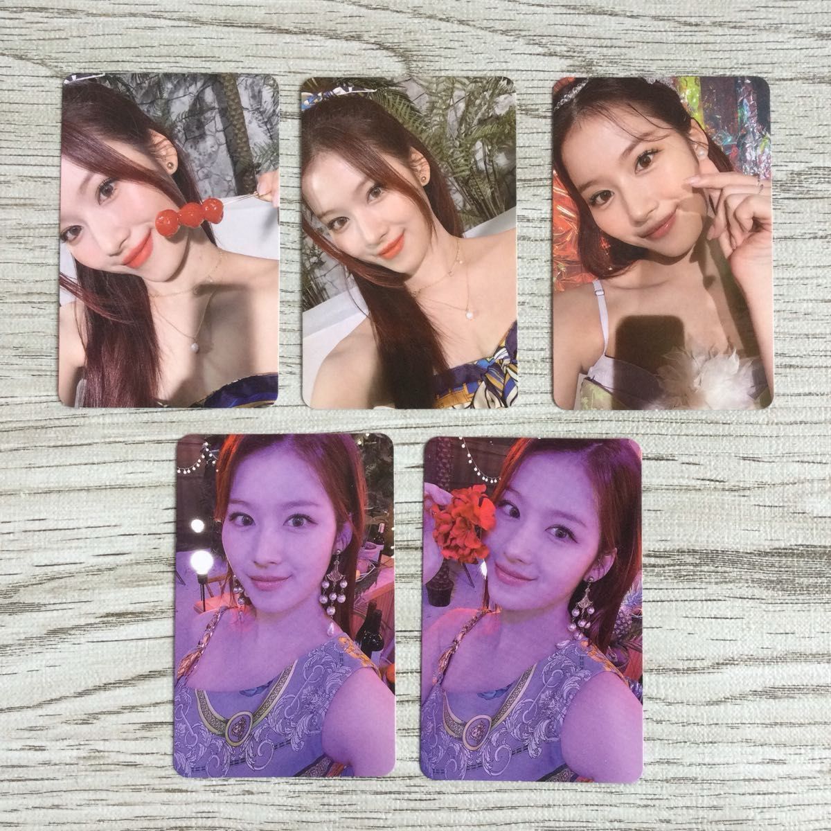 twice サナ taste of love トレカ sana フォトカード 特典 コンプ