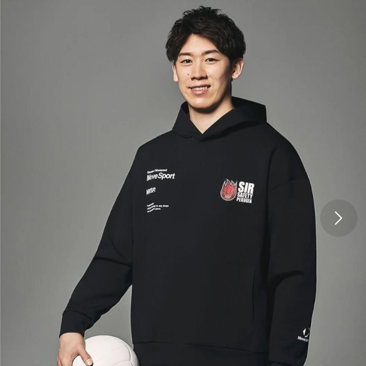 DESCENTE デサント 石川祐希 ペルージャ コラボ パーカー スウェット M