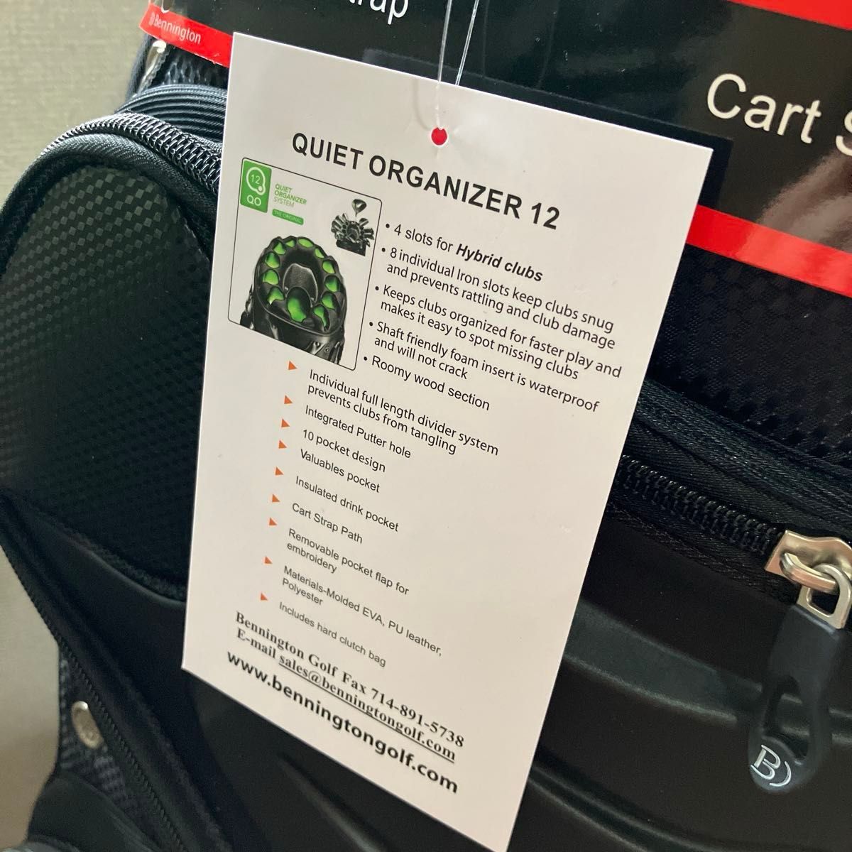 新品 BENNINGTON ベニントン 最上位モデル 15分割 オールブラック