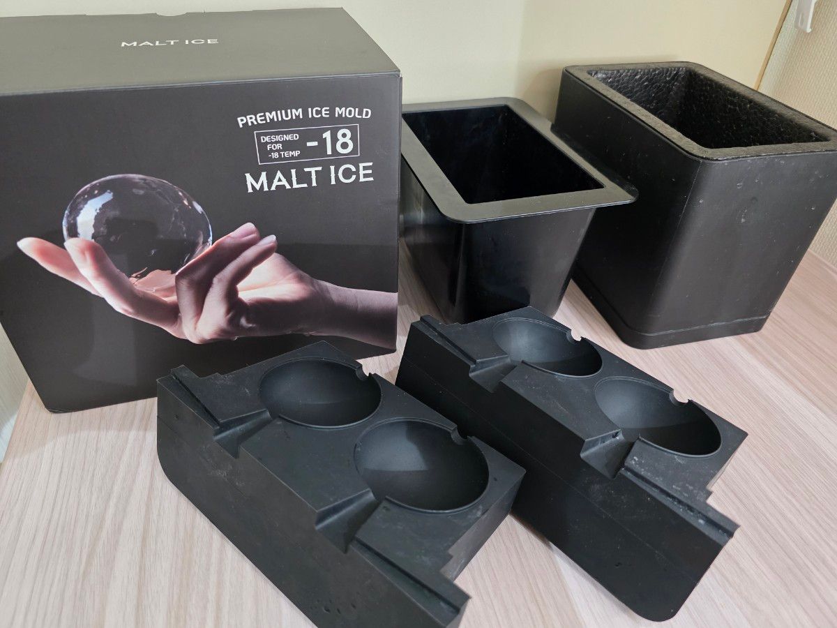 MALTICE 家庭用製氷器 透明氷 丸氷 モルトアイス(ウィスキーが劇的に