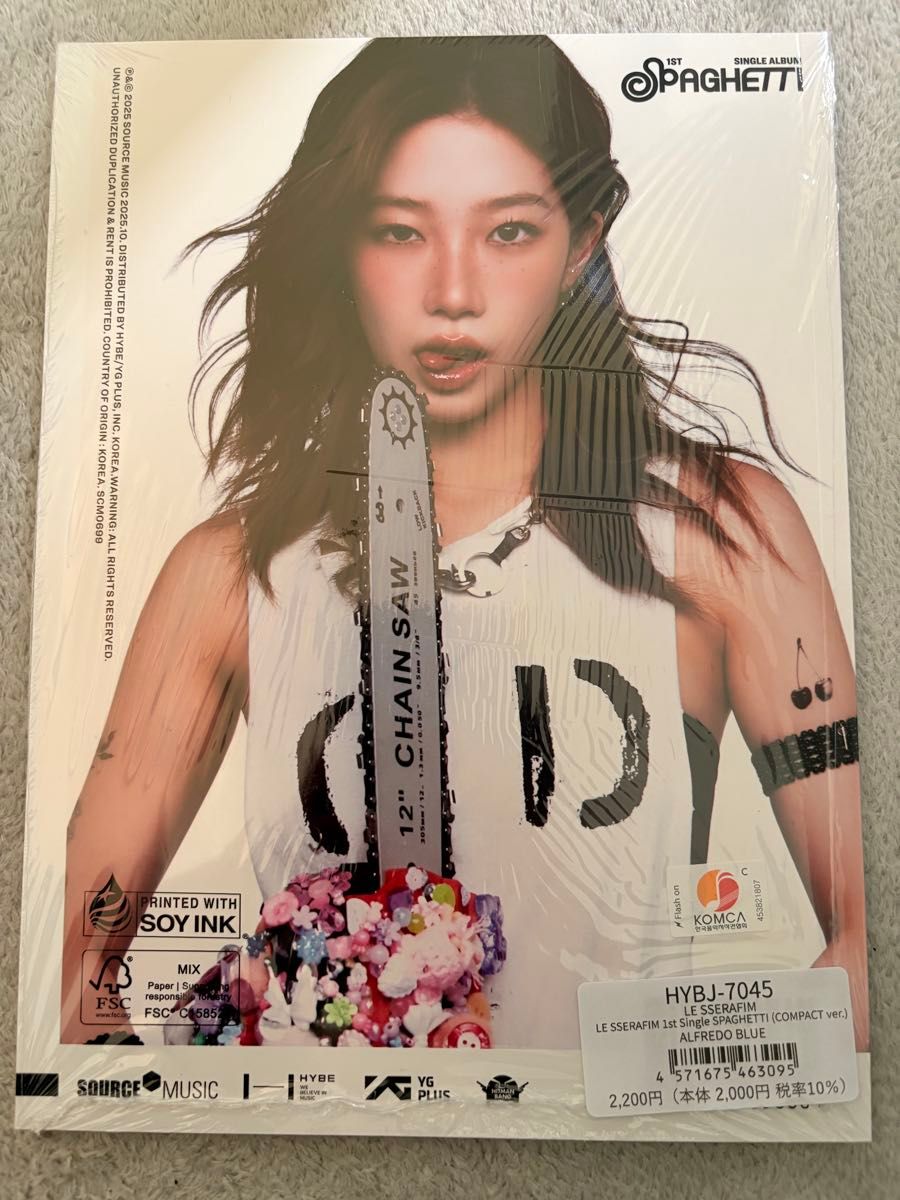 LE SSERAFIM SPAGHETTI COMPACT ver カズハver ルセラフィム シングル