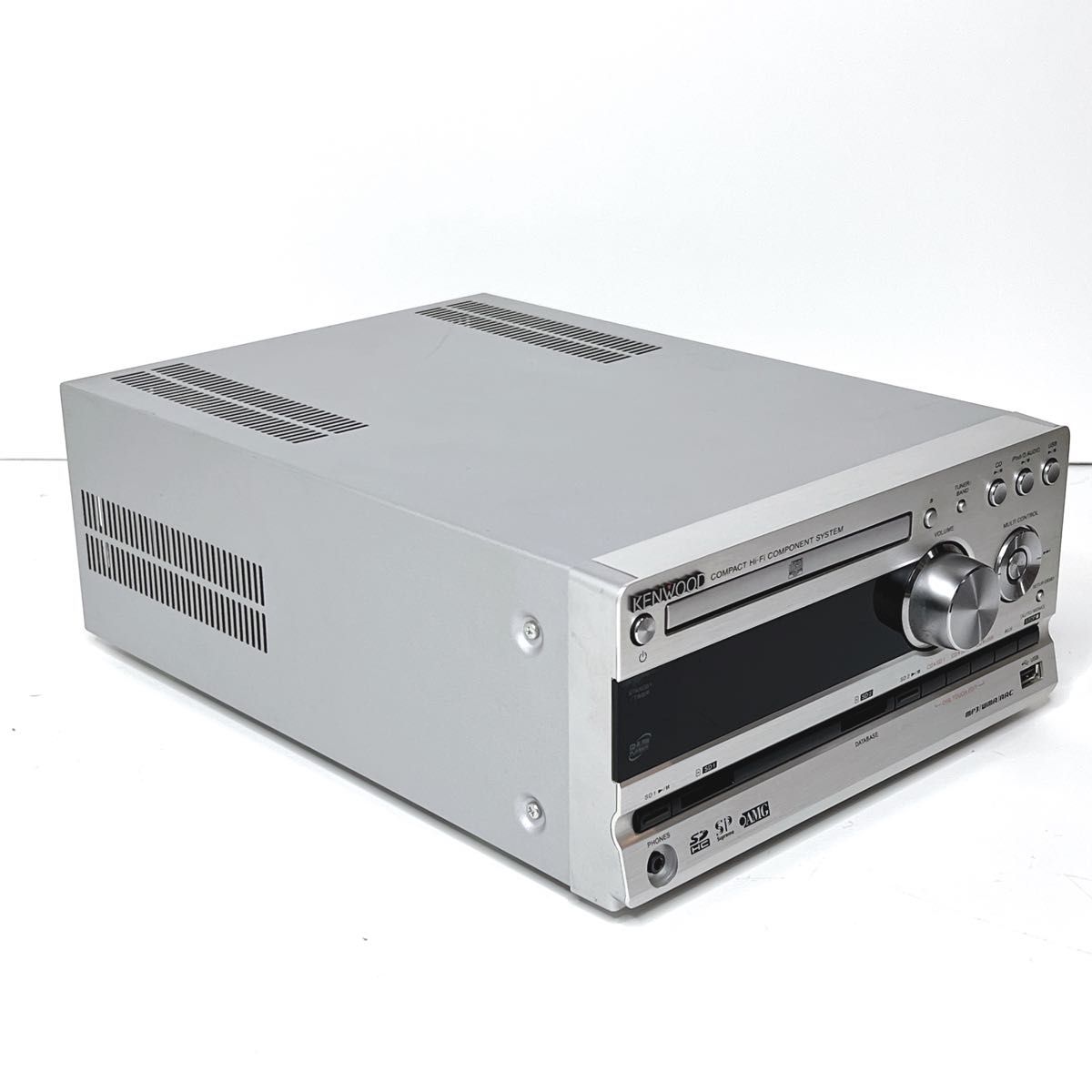 美品】KENWOOD RD-UDE77 ミニコンボ CD USB SD MP3リモコン付き コンポ