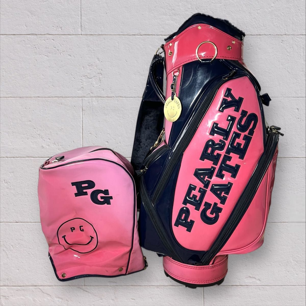 PEARLYGATES パーリーゲイツ レディース キャディバッグ エナメル