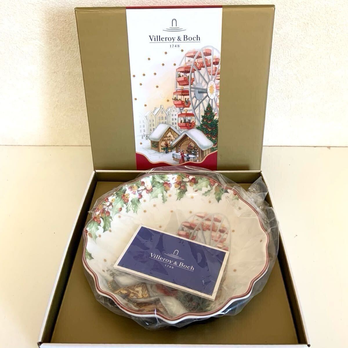未使用 Villeroy&Boch ビレロイ＆ボッホ クリスマス プレート ANNUAL