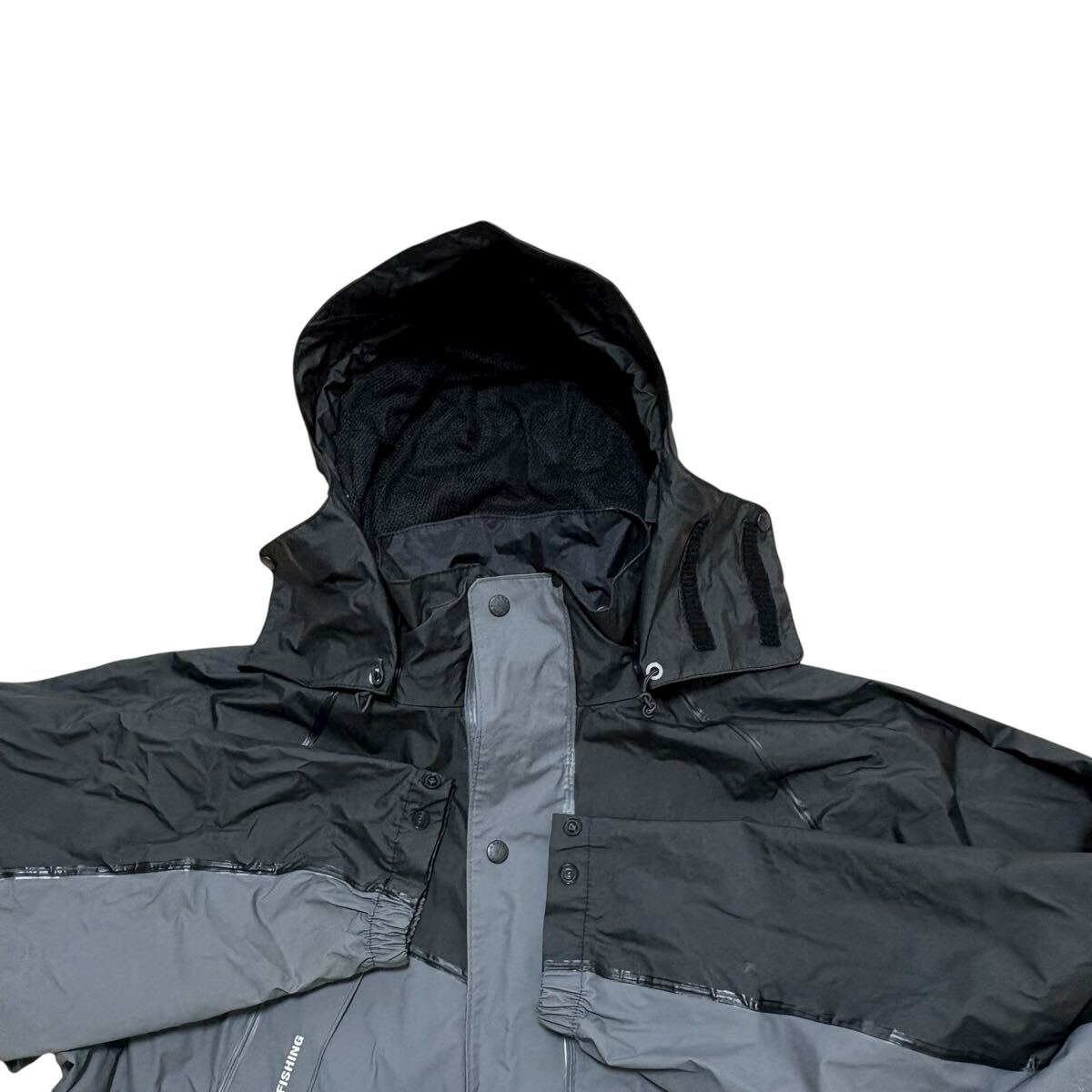 Daiwa GREAT BANFF 3L 防水 ナイロンパーカー ナイロンパ グレー 黒