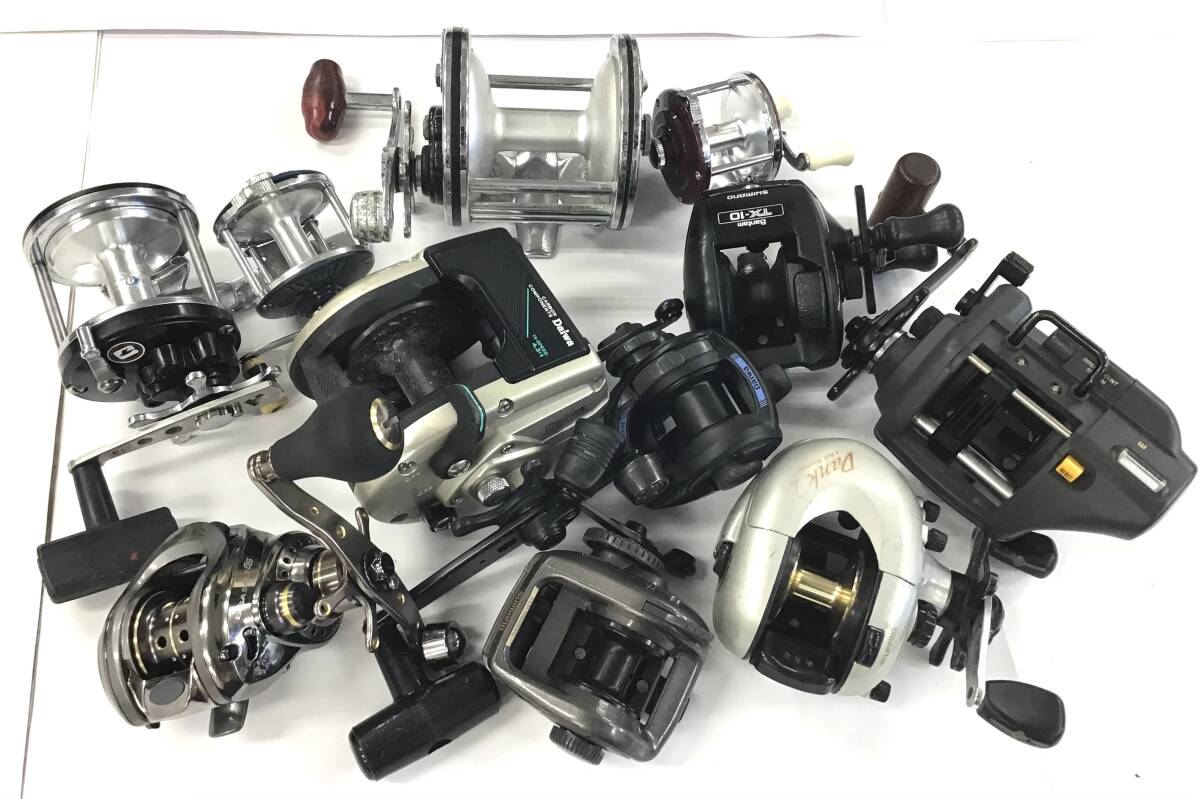 送料無料】ダイワ シマノ他 ベイト 両軸リール 売れ筋 11点まとめ
