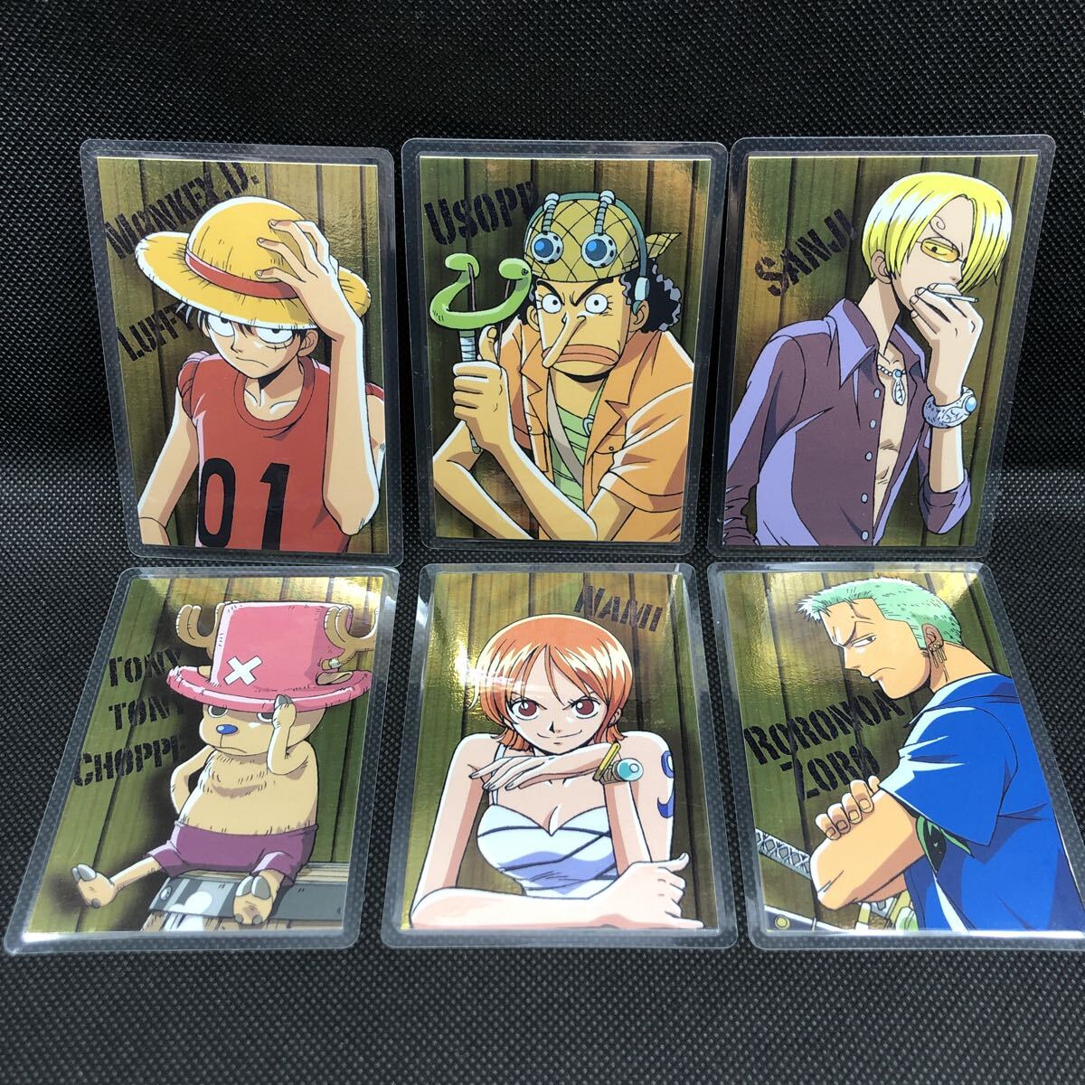ワンピース ONE PIECE スタンディングラミネートカード ルフィ ゾロ