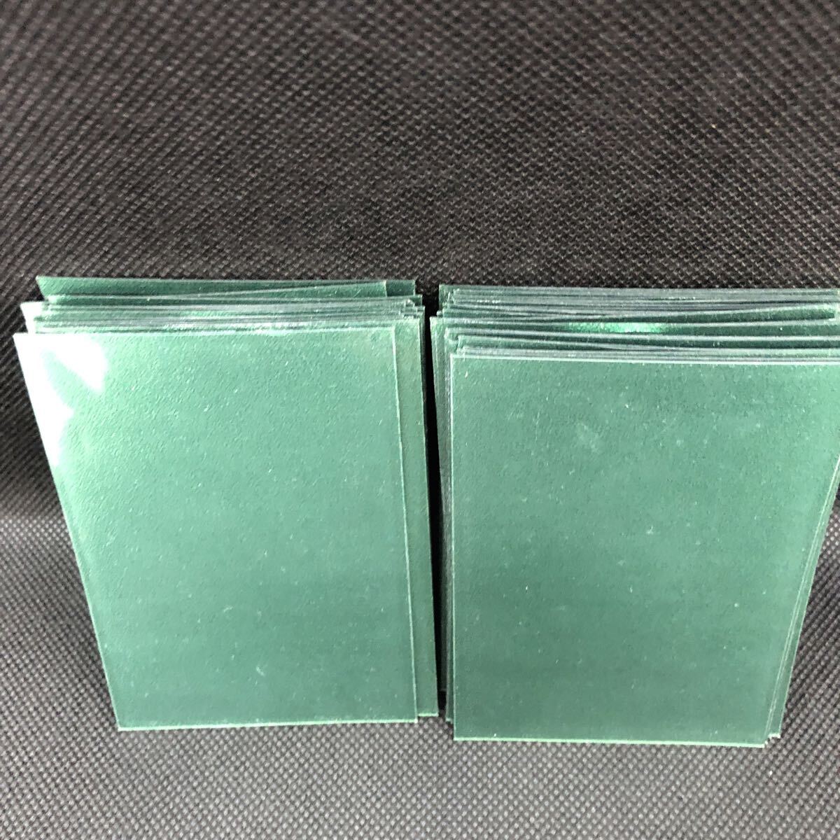 遊戯王 カードスリーブ 初期 グリーン 緑 エンボス 45枚 まとめ売り