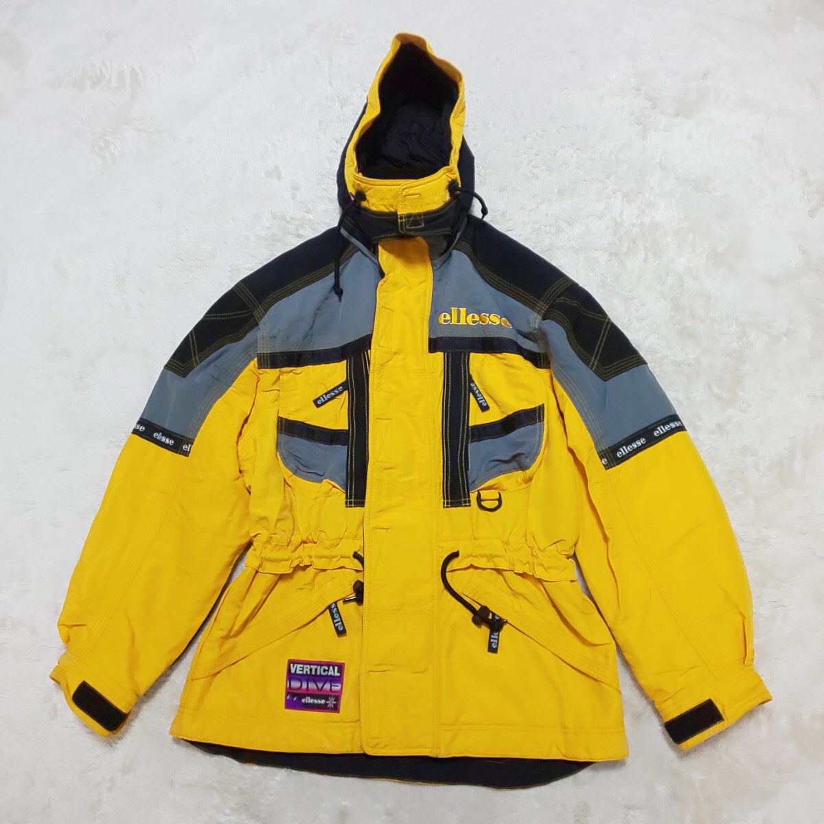 美品/希少色】90s ellesse ヴィンテージ セットアップ ナイロン