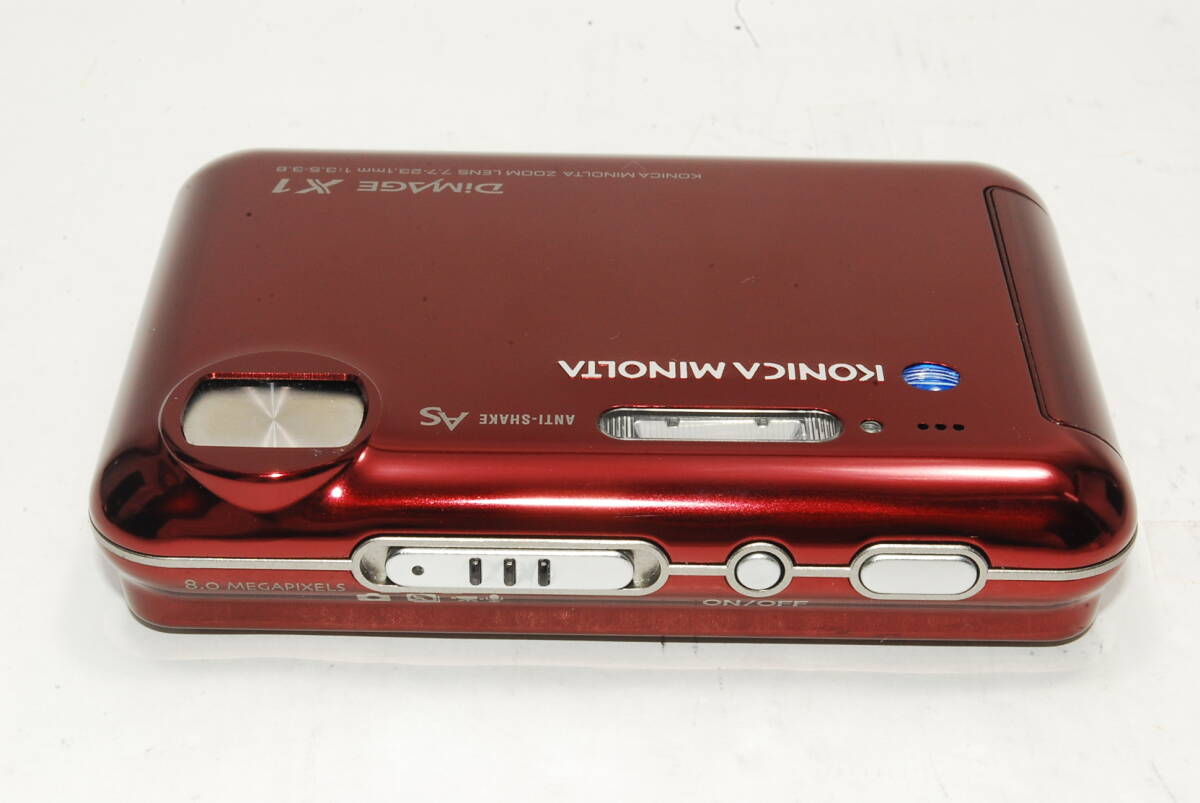 良品 コニカミノルタ KONICA MINOLTA DiMAGE X1 ワインレッド z934