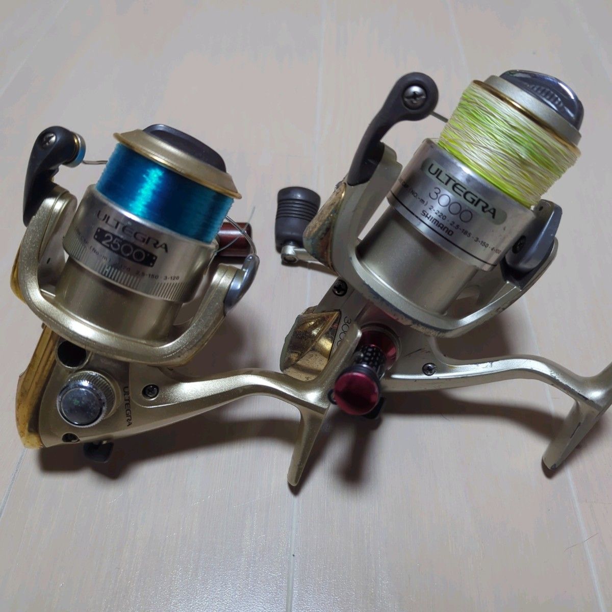 シマノ 02 アルテグラ 2500 98 アルテグラ 3000DH 2台セット 日本製