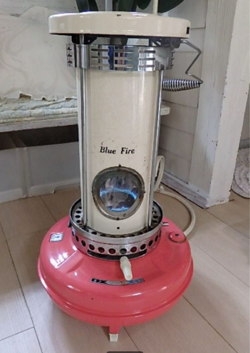 昭和レトロ ブルーファイヤー BF-107 昭和金属工業 石油ストーブ