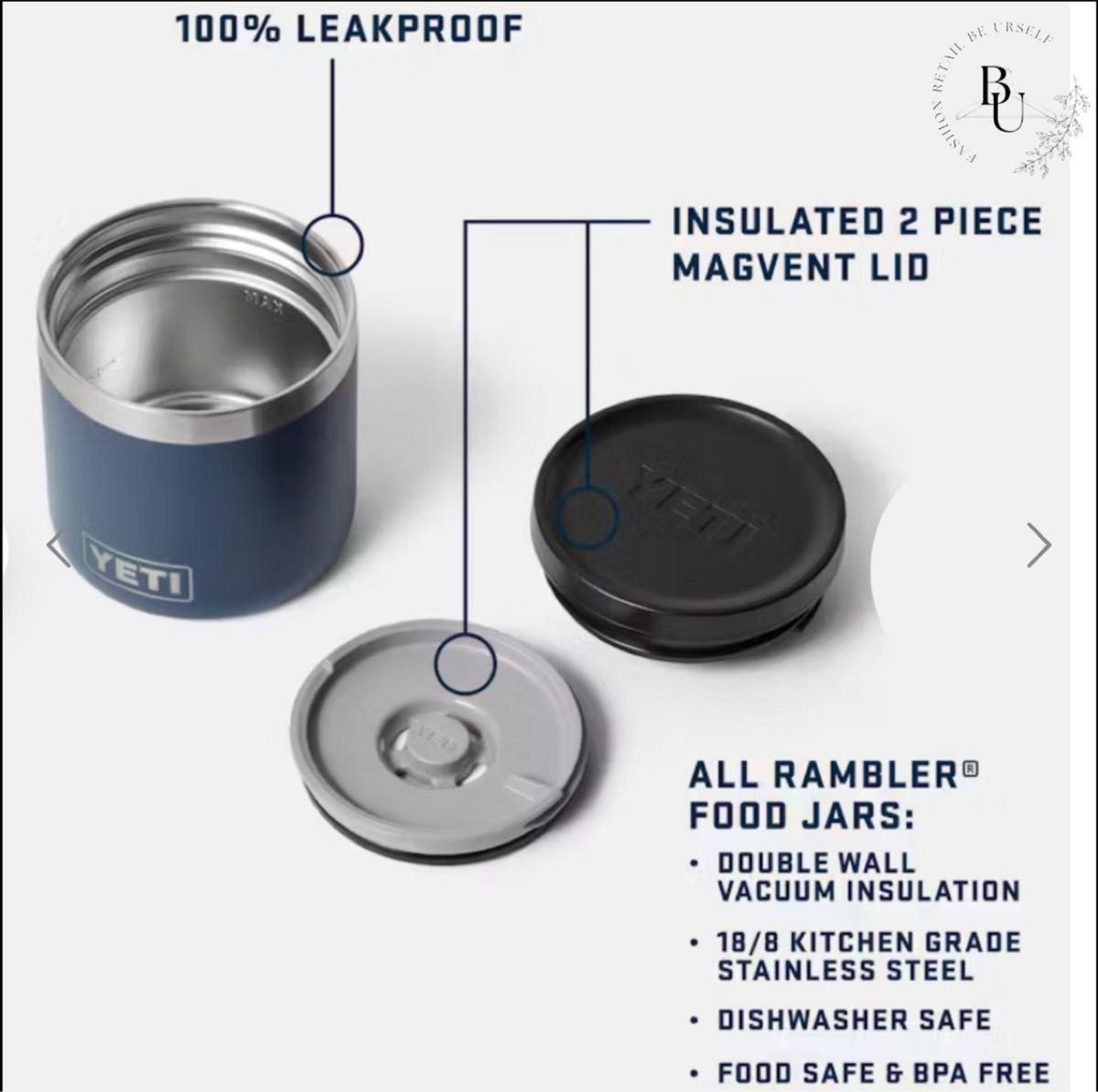 新品 イエティ フードジャー カモ 迷彩 弁当 水筒 ステンレスボトル