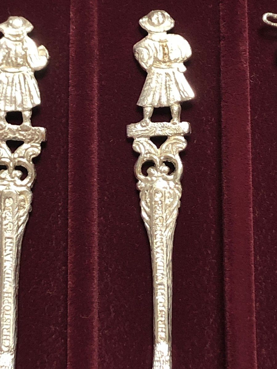 クリストフウィドマン 925銀 コーヒースプーン ミュージシャン 6本