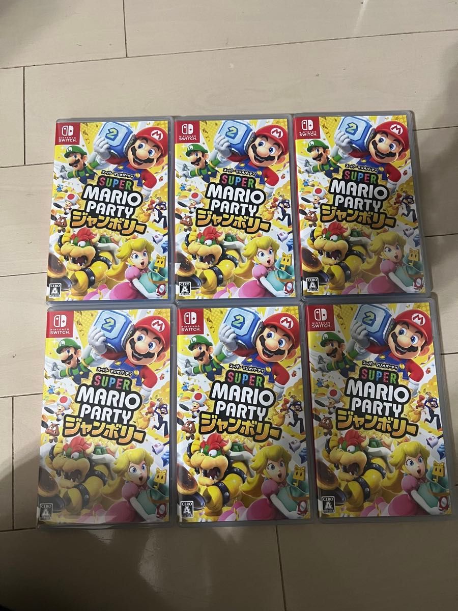 スーパーマリオパーティジャンボリー 6本 Switch Nintendo スーパー