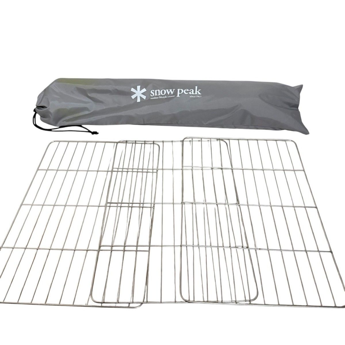 廃盤品】 スノーピークメッシュラックスタンド ネットラックスタンド
