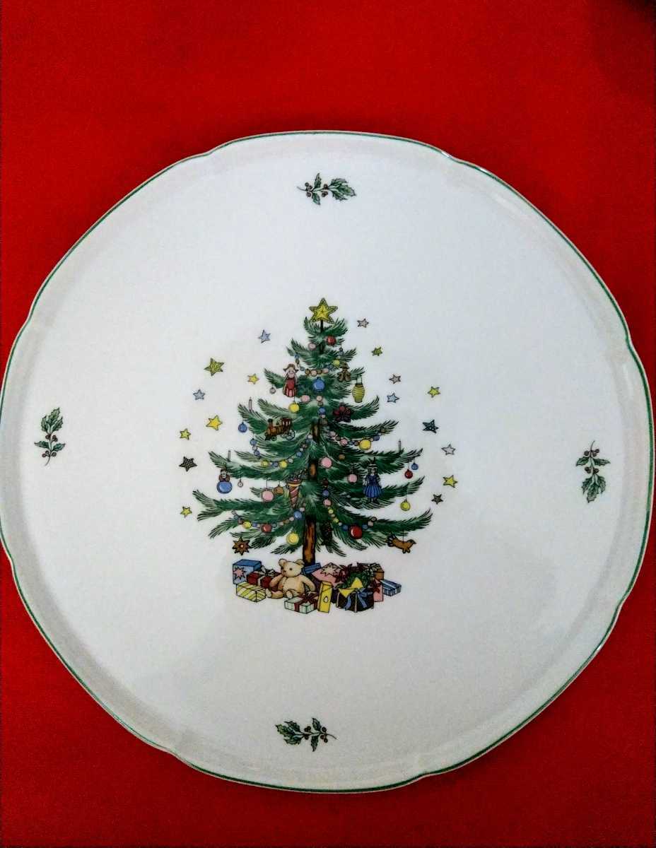 Yahoo!オークション - クリスマス食器 NIKKO クリスマス大皿 小皿3枚セ