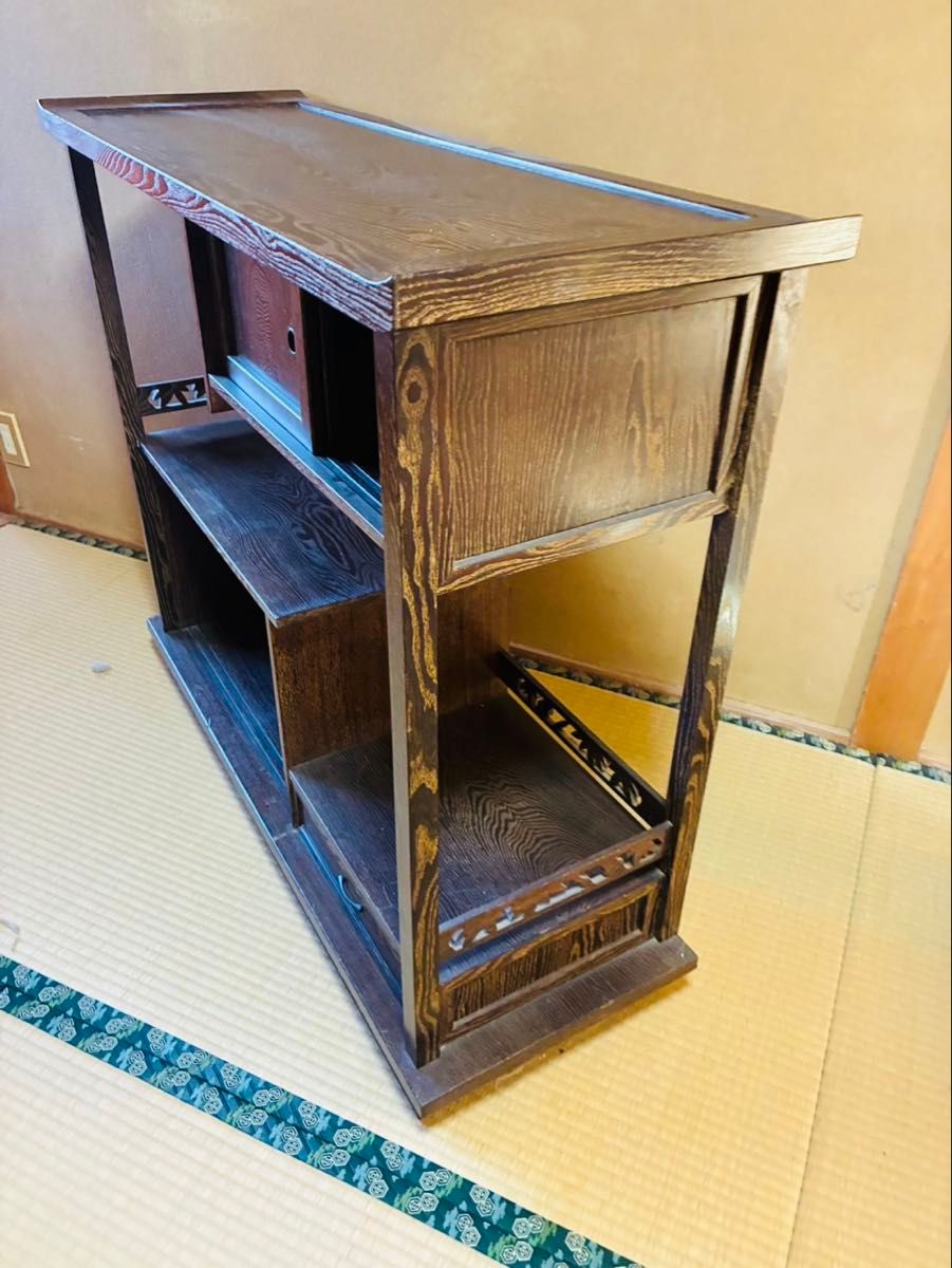 北九州発 民藝家具 陳列棚 飾り棚 チェスト ラック 木製 押入れ 収納