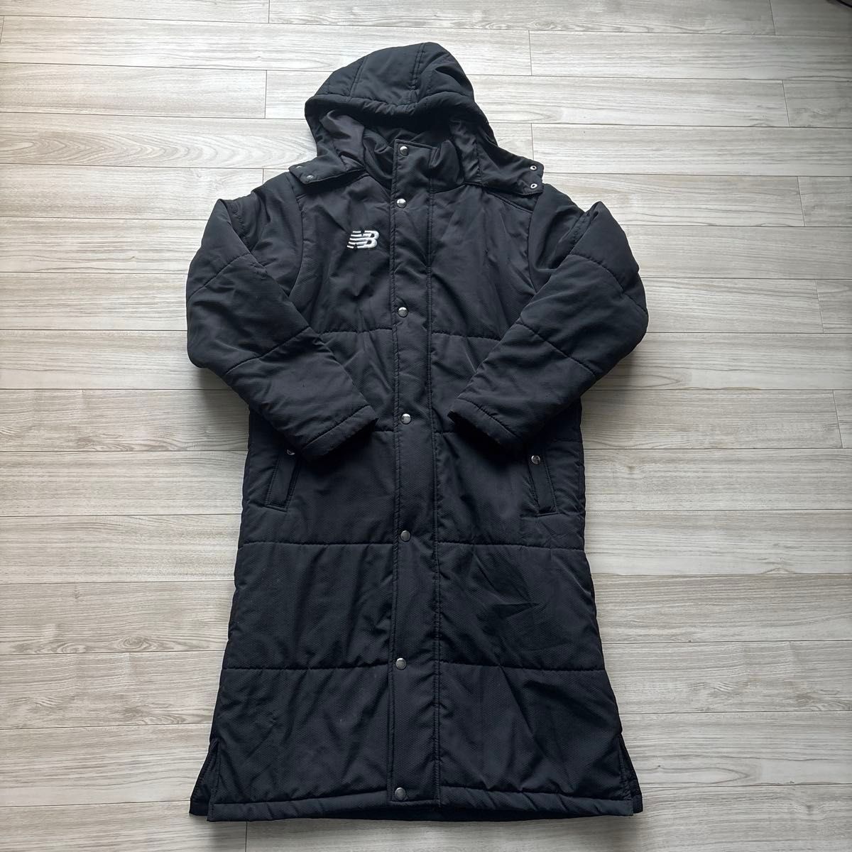 New Balance ニューバランス ベンチコート ロングコート ブラック 160