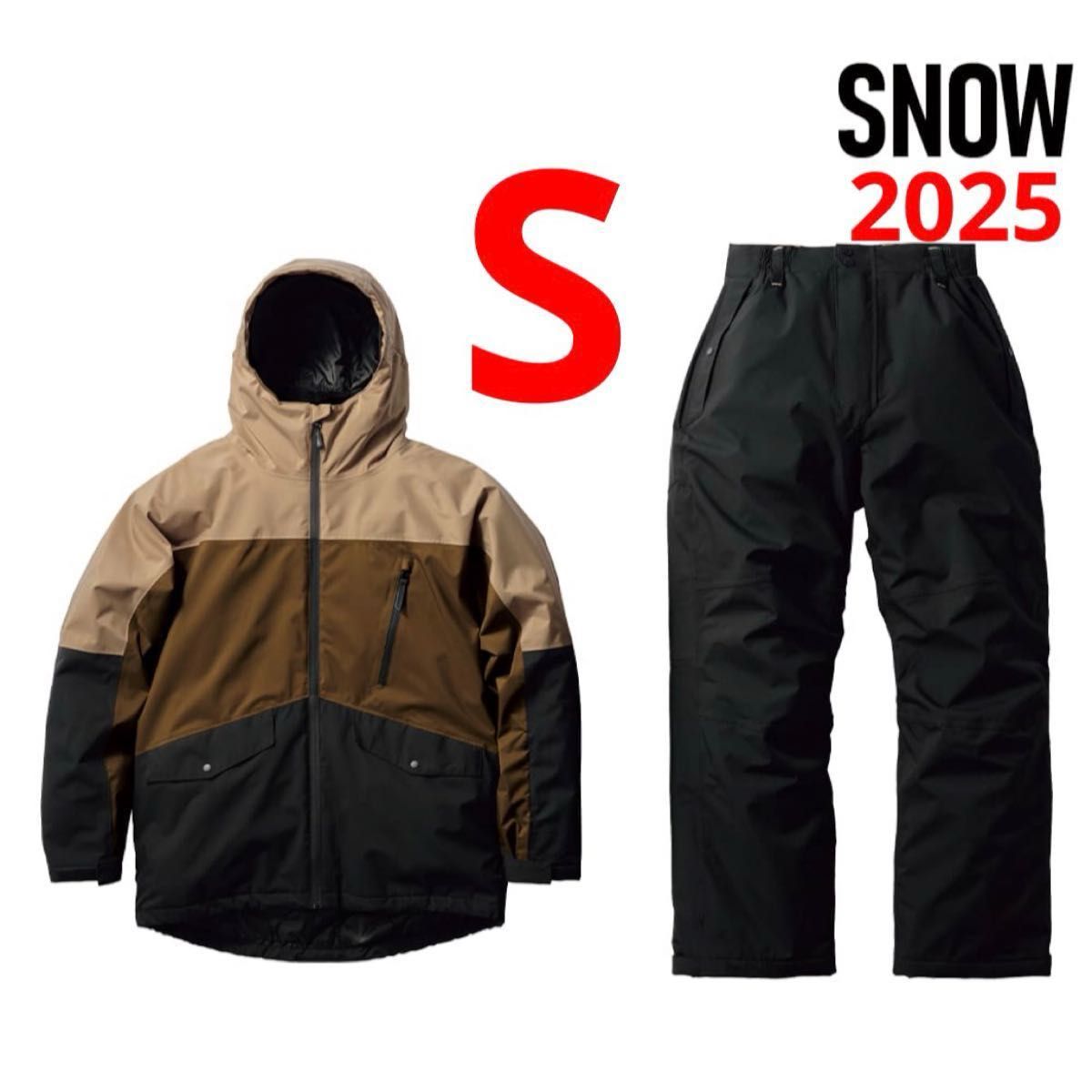 ワークマン AEGIS イージス 防水防寒スーツ S スノーブラウン 新品未