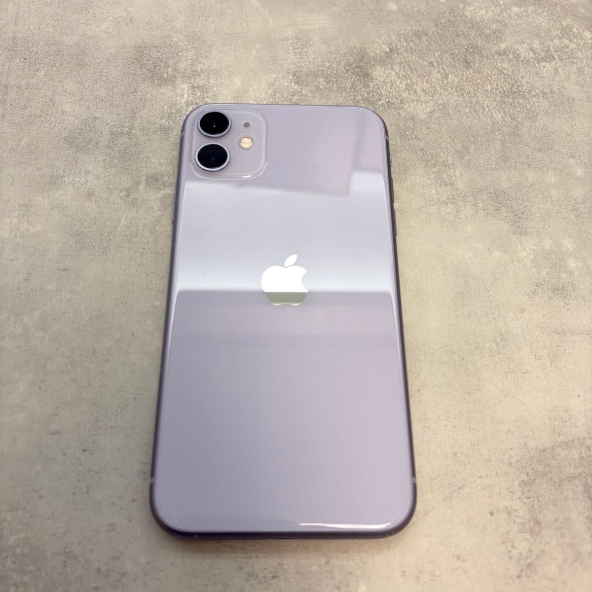 美品 【Apple iPhone 11】SIMフリー 64GB 部品交換履歴無し パープル