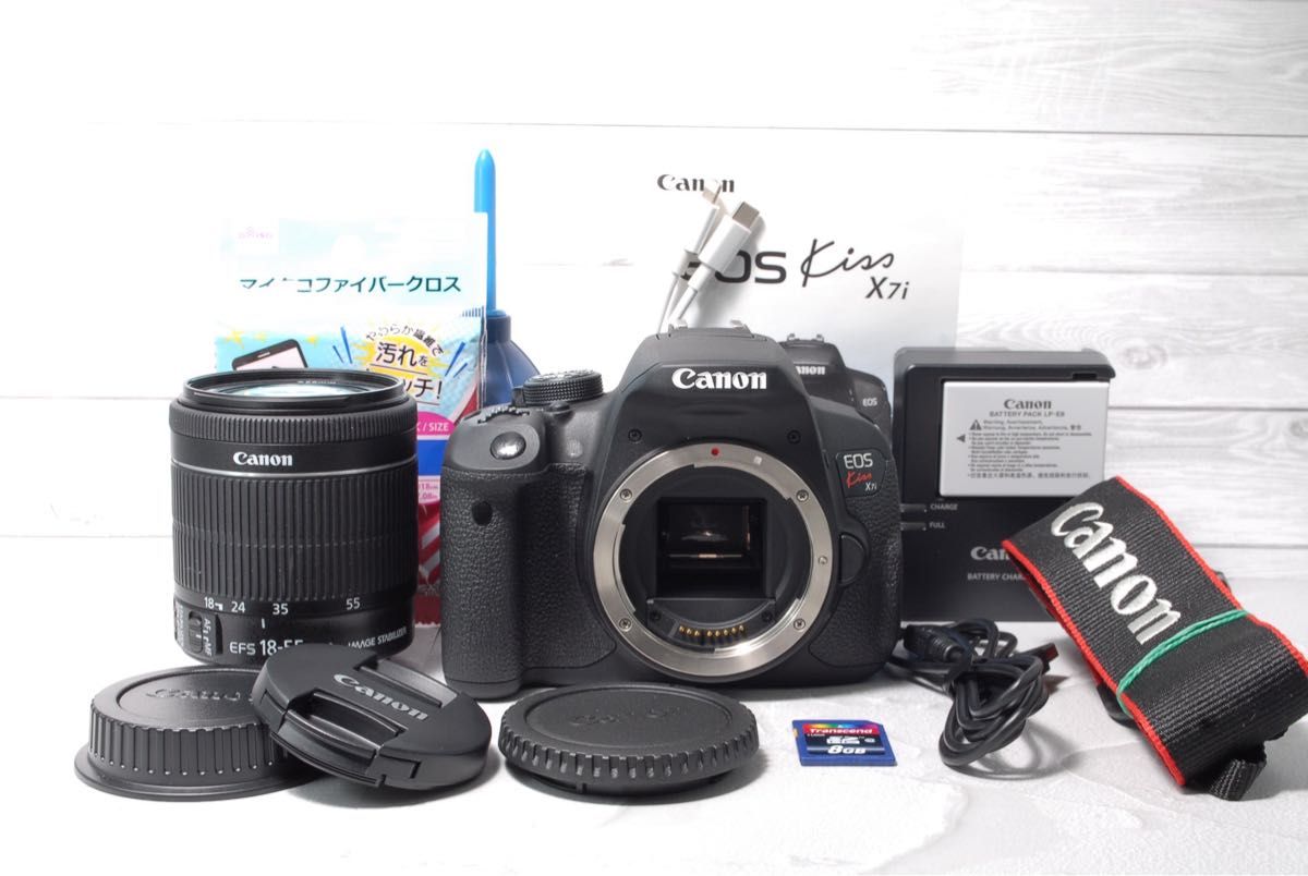 Canon EOS Kiss X7i デジタル一眼レフカメラ スマホ転送 レンズキット