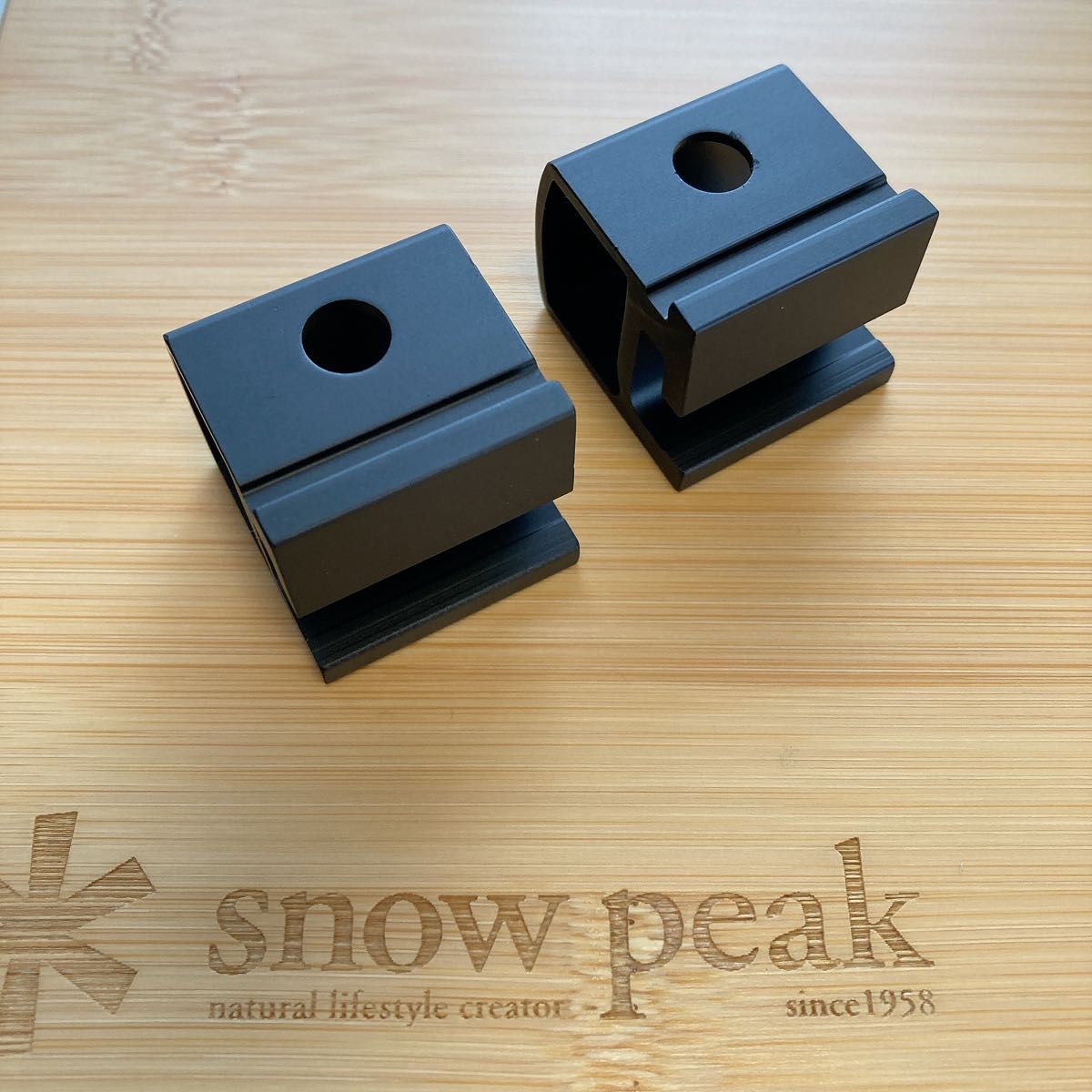 ブラック レールジョイント スノーピーク IGT ステンボックスハンガー