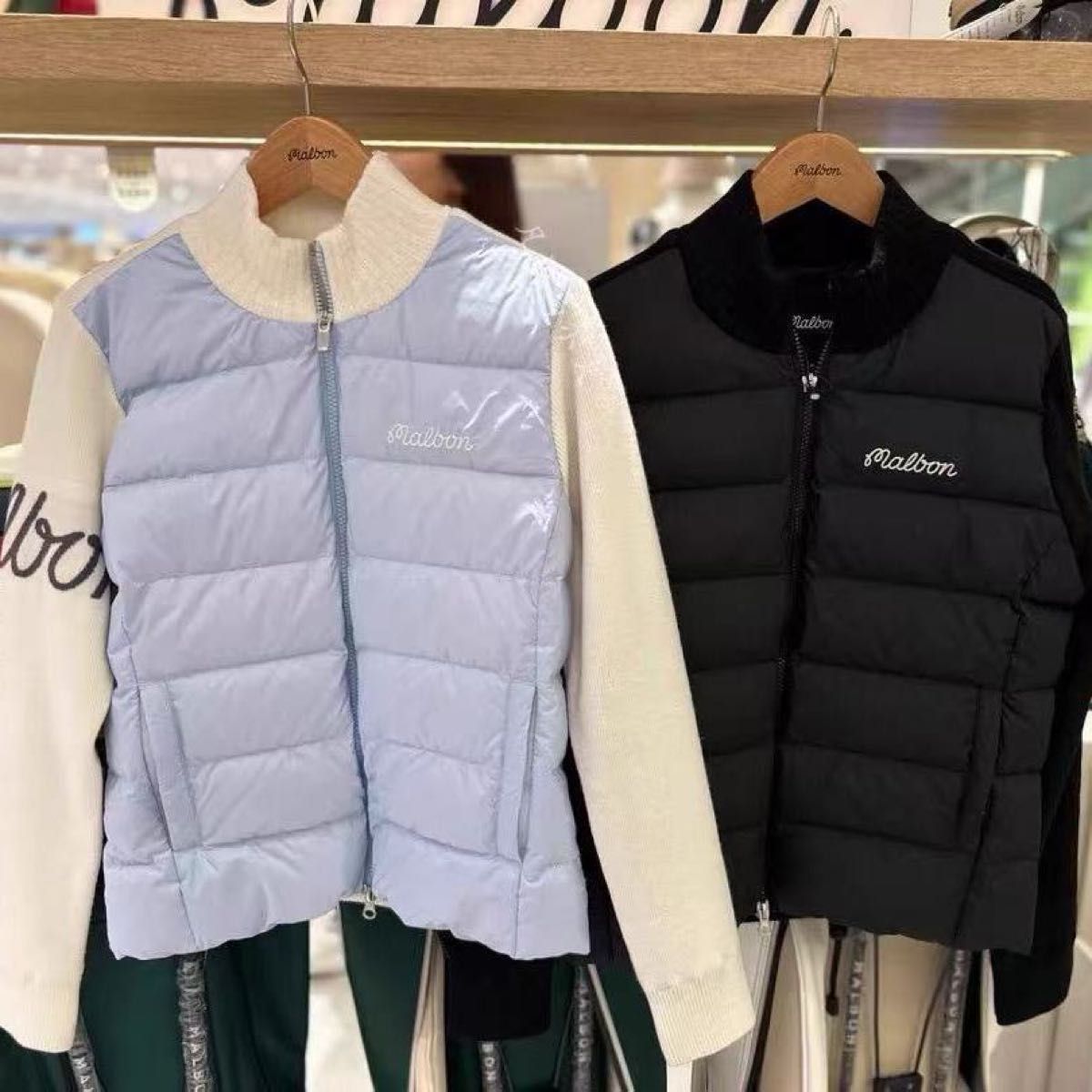 Malbon Golf マルボンゴルフ ウェアレディース ダウン風ジャケット