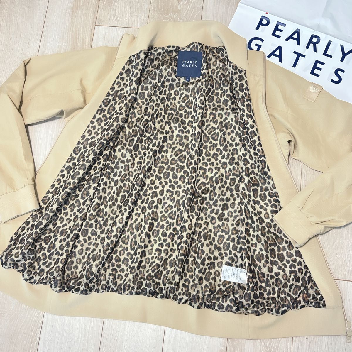 極美品 パーリーゲイツ フルジップ ジャケット 6 メンズ ブルゾン