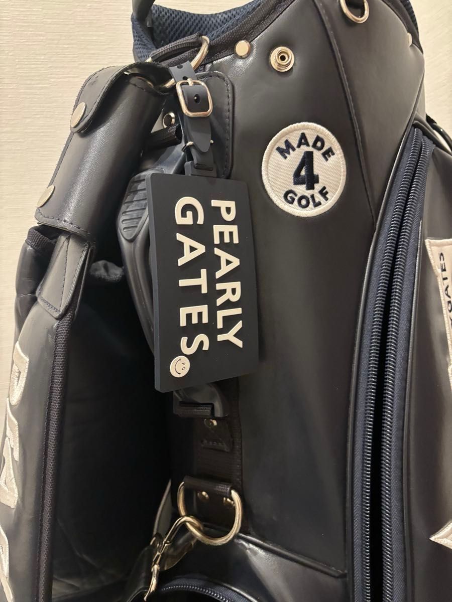 パーリーゲイツ キャディバッグ PEARLYGATES スタンド ネイビー ゴルフ