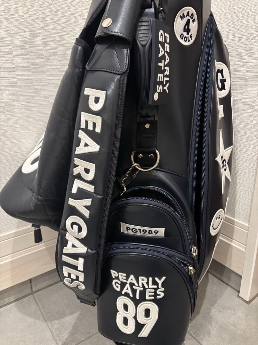 パーリーゲイツ キャディバッグ PEARLYGATES スタンド ネイビー ゴルフ