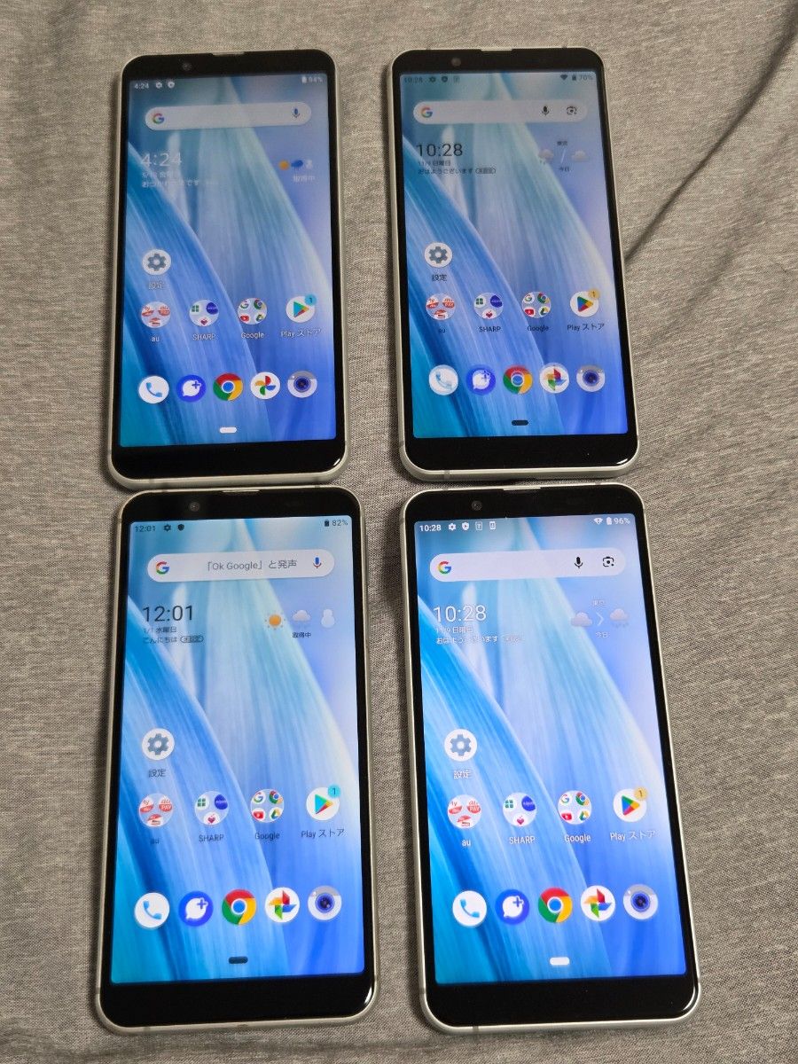 12台セット AQUOS sense3 basic SHV48 SIMロック解除済み ネットワーク