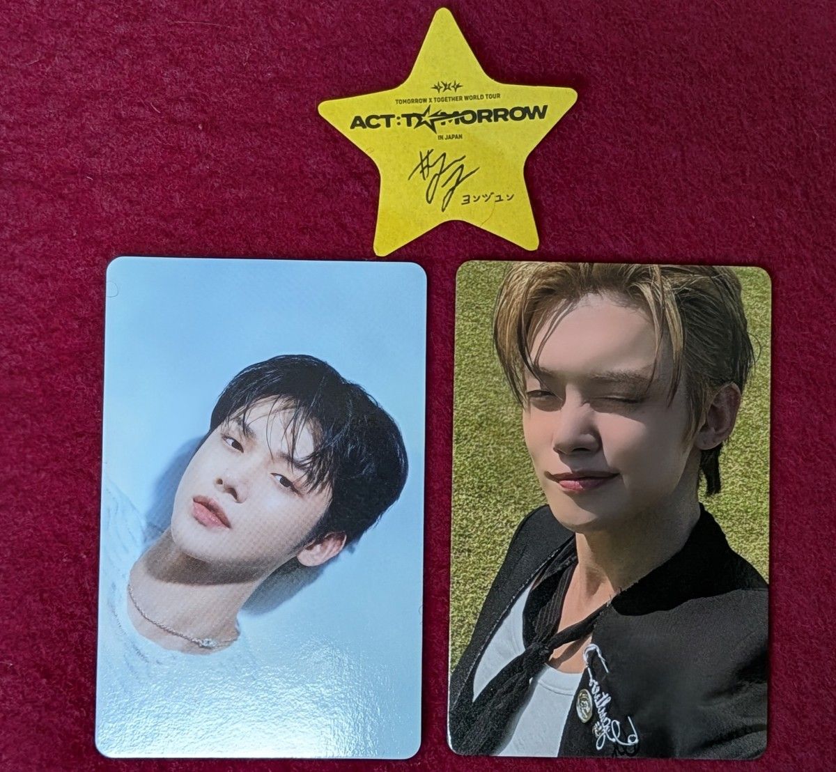 TXT ヨンジュン トレカ アプグレ特典 FC会場配布 星の落下物おまけ付