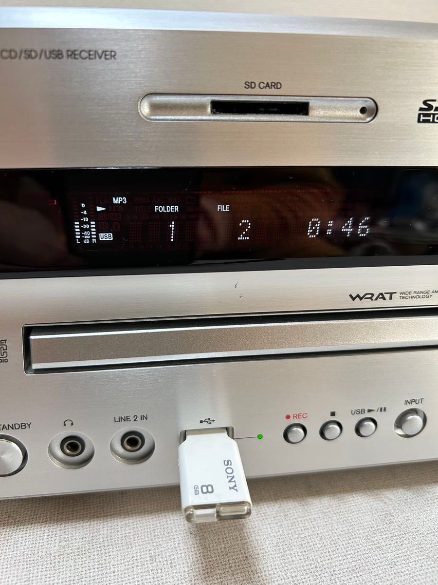 B15 整備良品 ONKYO NFR-7TX ハイレゾ対応 CD/SD/USB/Bluetooth