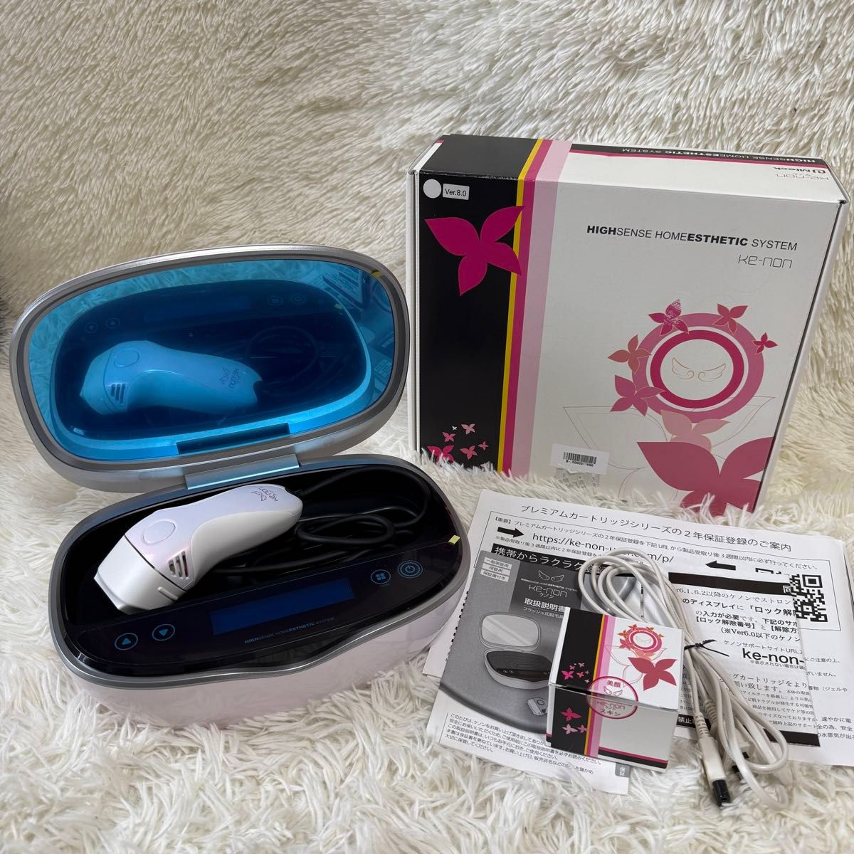 Ke-non ver8 0 ケノン 家庭用脱毛器 フラッシュ式脱毛器 エムテック