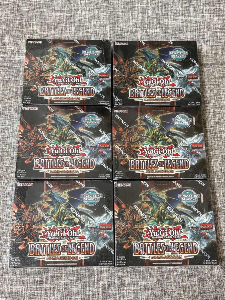 遊戯王 英語 北米Battles of Legend Armageddon 6箱｜Yahoo!フリマ（旧