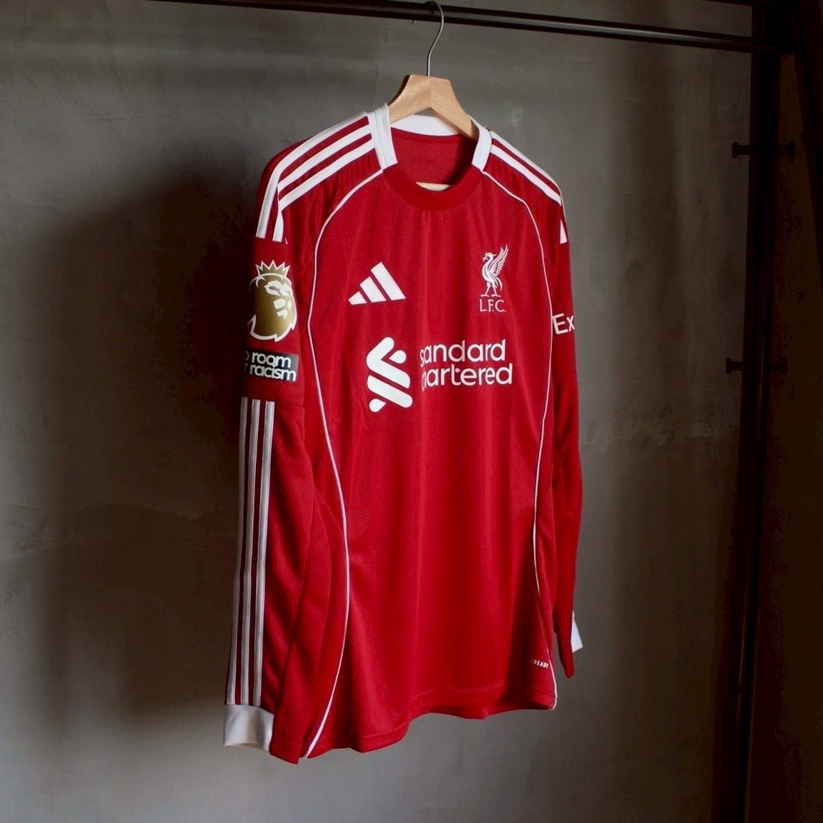リバプール 25/26 ユニフォーム ホーム 長袖 正規品 ソボスライ 2XL