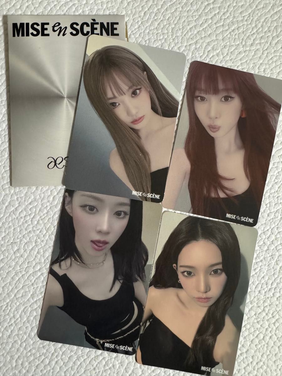 aespa ミジャンセン トレカ 4枚セット MISEN EN SCENE｜Yahoo!フリマ