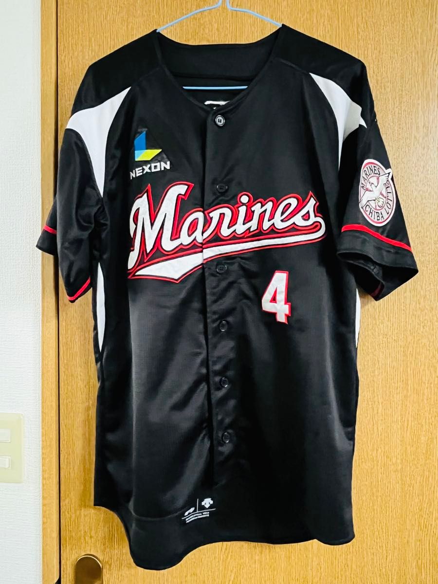 千葉ロッテマリーンズ レプリカユニフォーム ビジター 2014年 荻野貴司