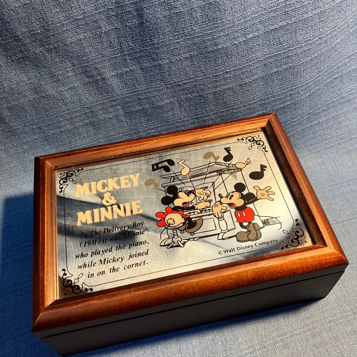 きれい デザイン必見】ディズニー ミッキー＆ミニー オルゴール故障