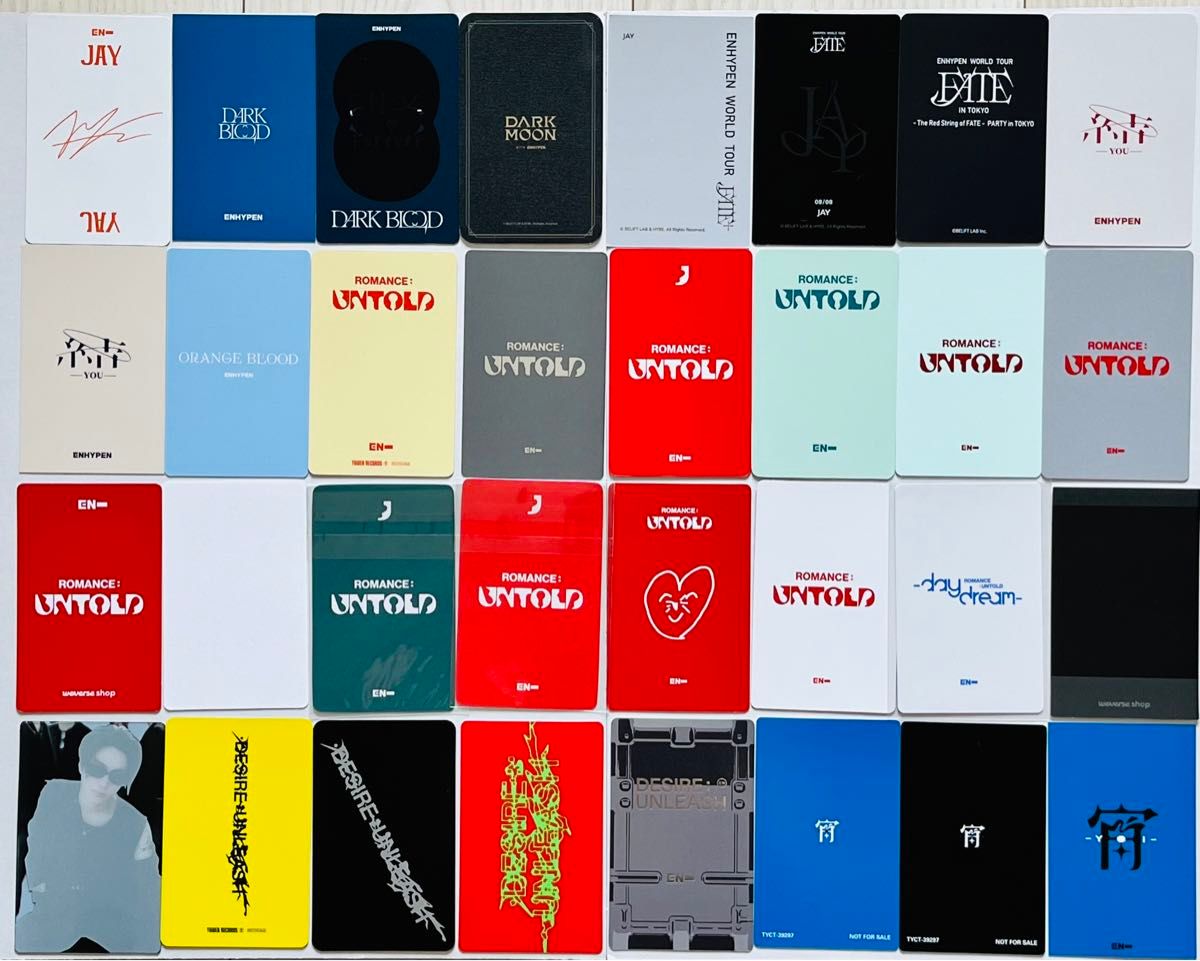 ENHYPEN ジェイ トレカ 32枚セット｜Yahoo!フリマ（旧PayPayフリマ）