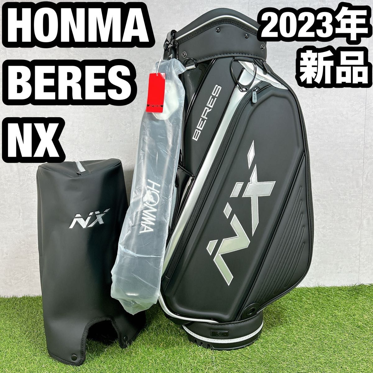 新品 BERES NX ホンマ 2023年 ベレス キャディバッグ ブラック 黒