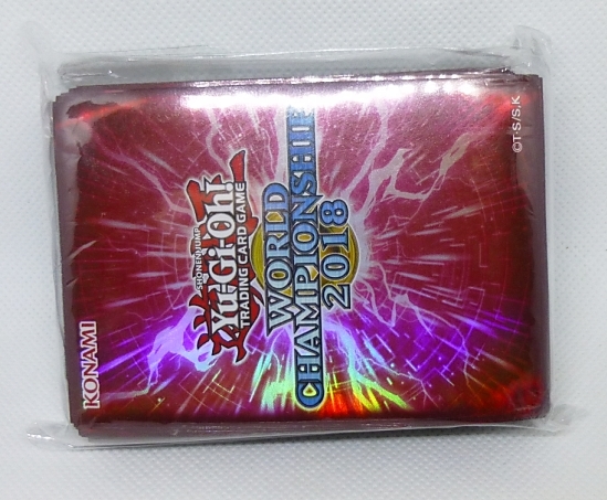 遊戯王 WCS2018 スリーブ 赤 未開封100枚入り ワールドチャンピオン