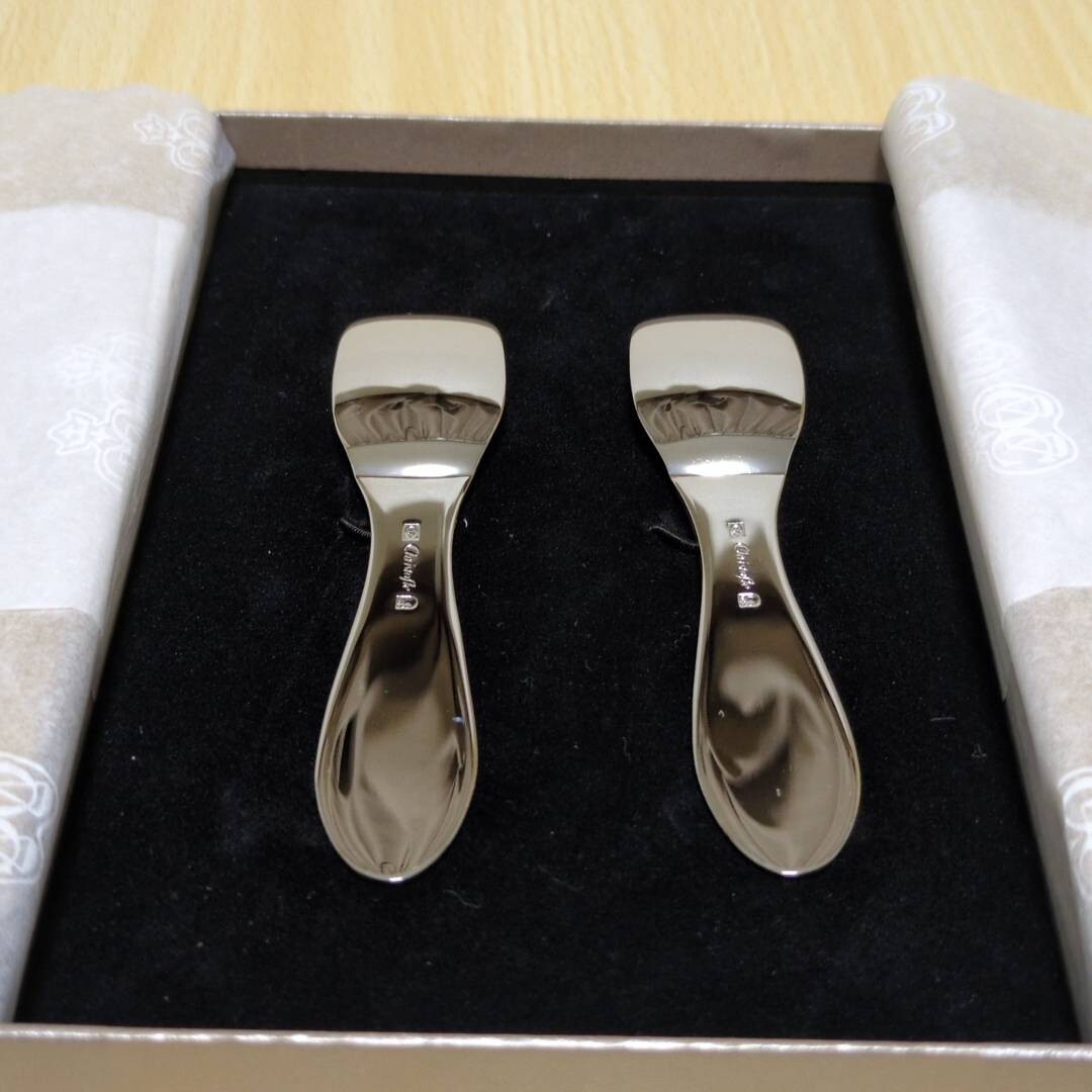 未使用】Christofle クリストフル アイスクリーム スプーン 2本セット