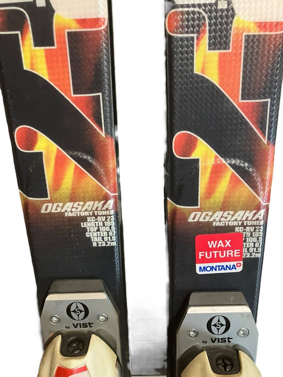 OGASAKA KC-RV23 マーカーComp 12スキー板175cm 保証付 スキー