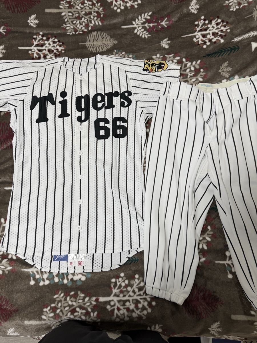 ショップ 阪神タイガース 1990年 ホーム #66 坂孝一実使用ユニフォーム